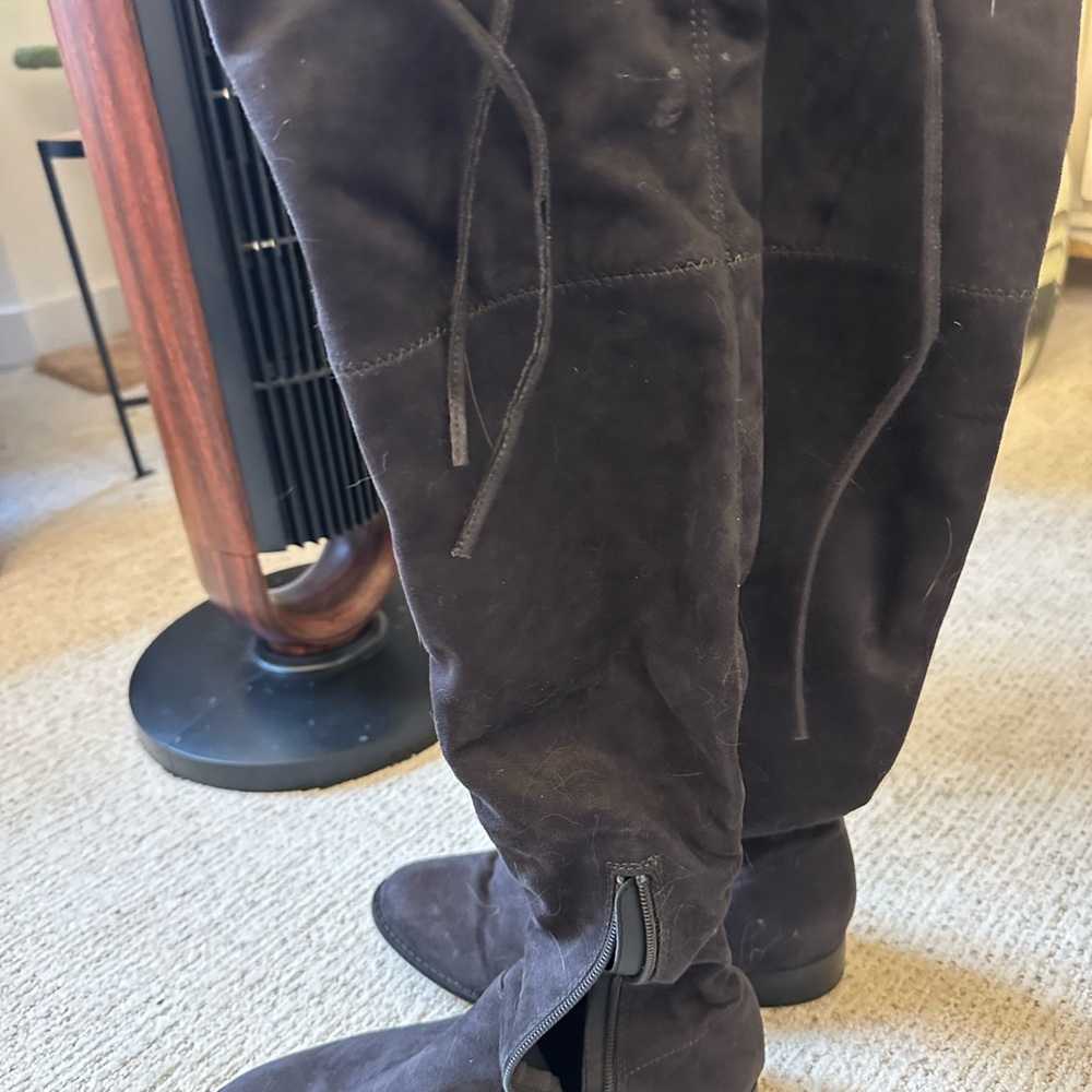Urban Outfitters Black Over the Knee Boots